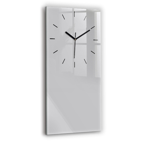 Vertical wall clock Color light gray