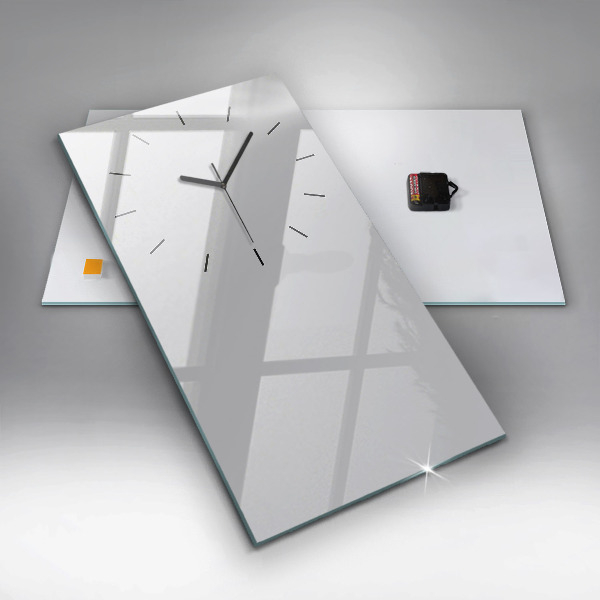 Vertical wall clock Color light gray