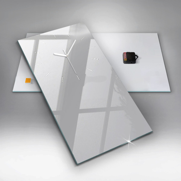 Vertical wall clock Color light gray