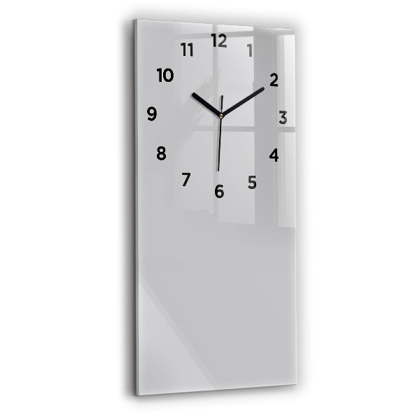 Vertical wall clock Color light gray