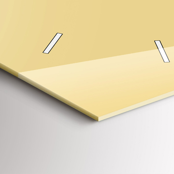 Vertical wall clock Cream color