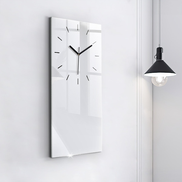 Vertical wall clock Color dark white