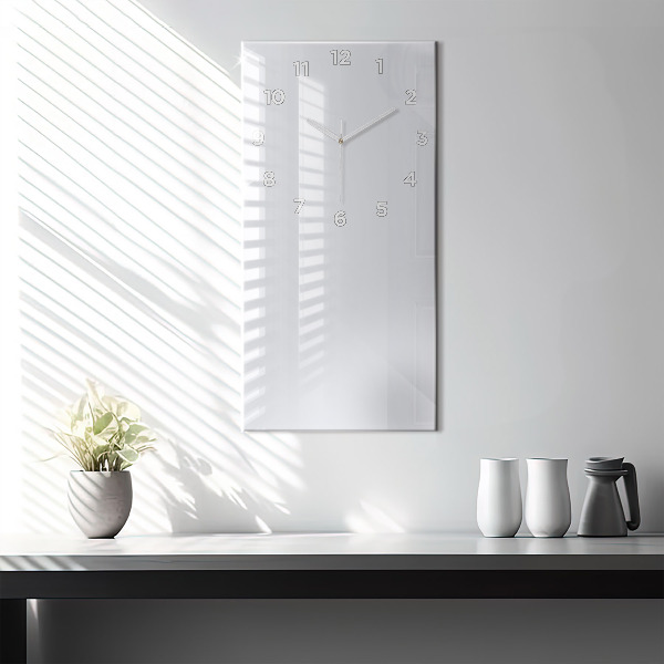 Vertical wall clock Color dark white