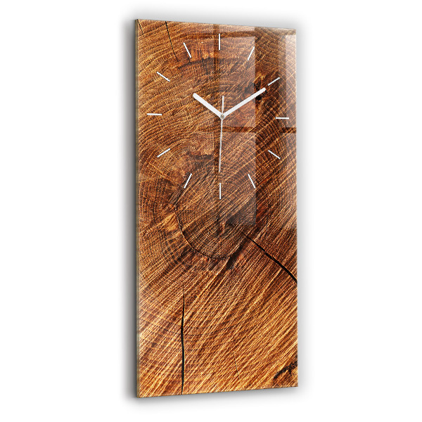 Vertical wall clock Decorative wood