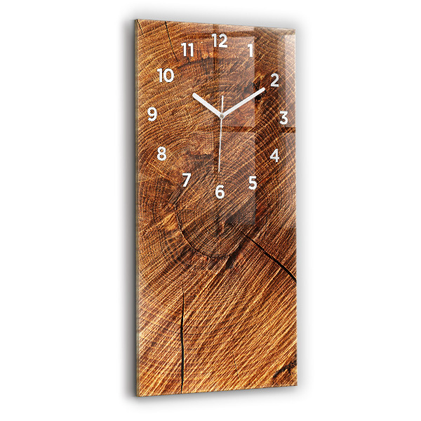 Vertical wall clock Decorative wood