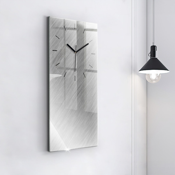 Vertical wall clock Metal wall