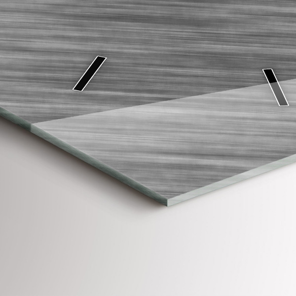 Vertical wall clock Metal wall