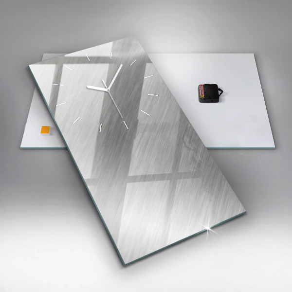 Vertical wall clock Metal wall