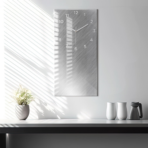 Vertical wall clock Metal wall