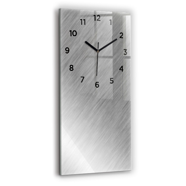 Vertical wall clock Metal wall