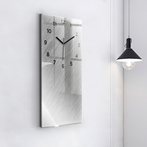 Vertical wall clock Metal wall