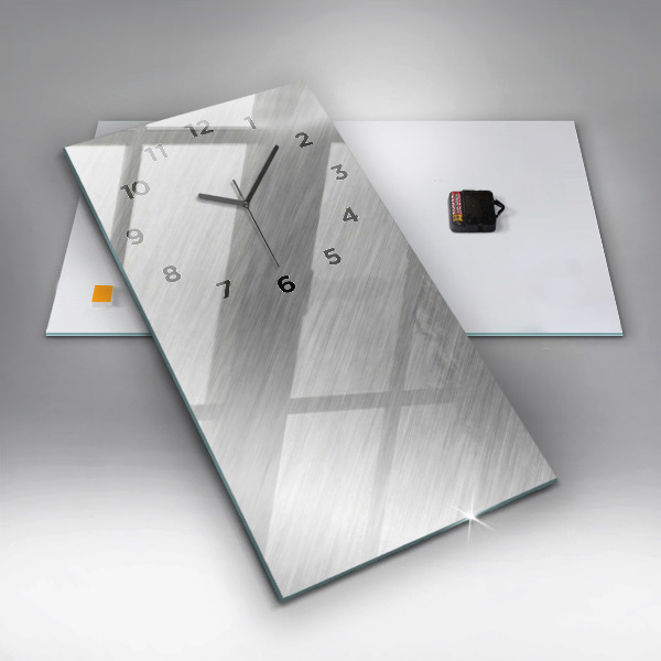 Vertical wall clock Metal wall