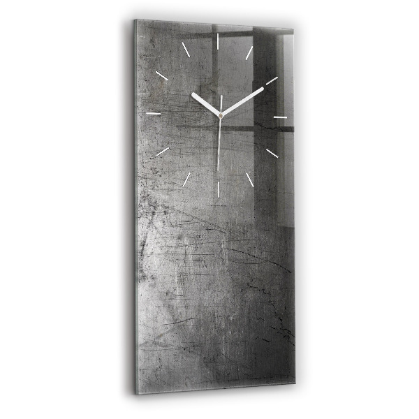 Vertical wall clock Metal wall