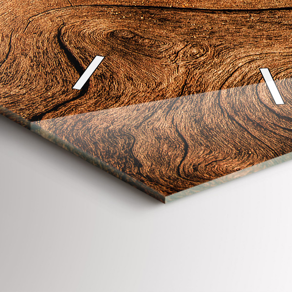 Vertical wall clock Old wood