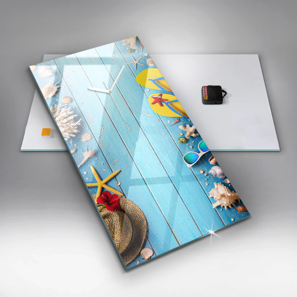 Vertical wall clock Beach accessories
