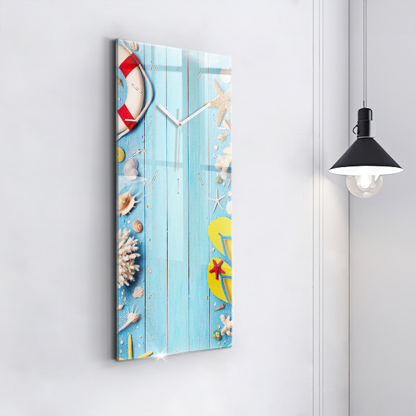 Vertical wall clock Beach accessories