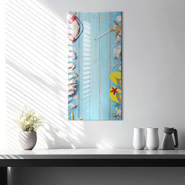 Vertical wall clock Beach accessories