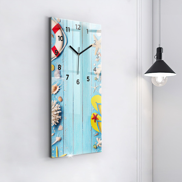 Vertical wall clock Beach accessories