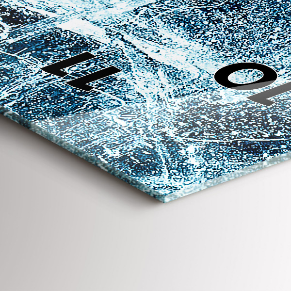 Vertical wall clock Frozen wall