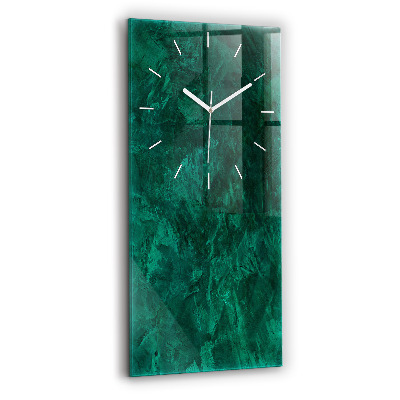 Vertical wall clock Emerald wall