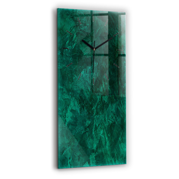 Vertical wall clock Emerald wall