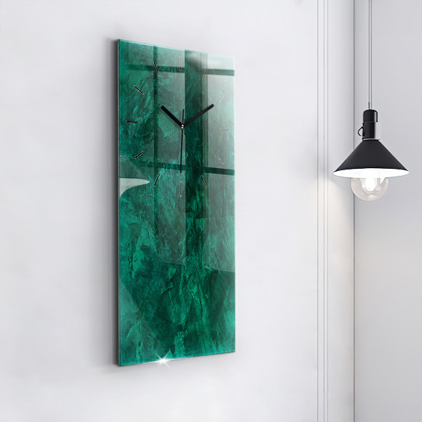 Vertical wall clock Emerald wall