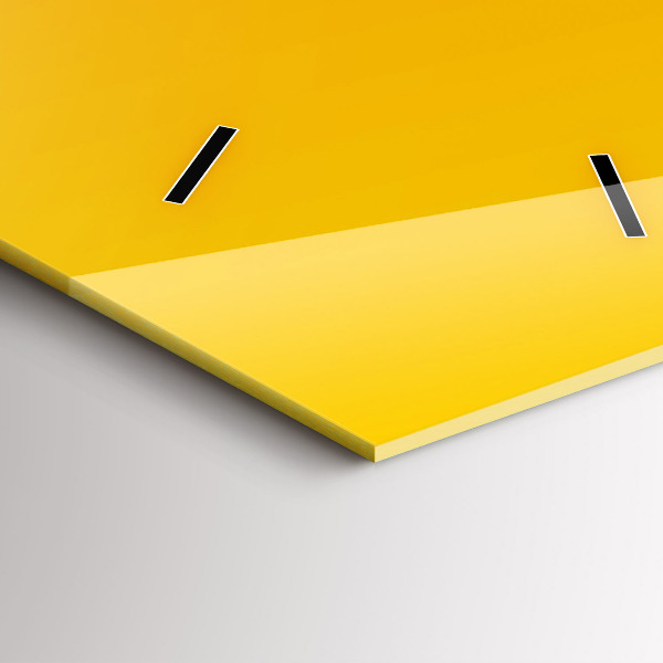 Vertical wall clock Orange