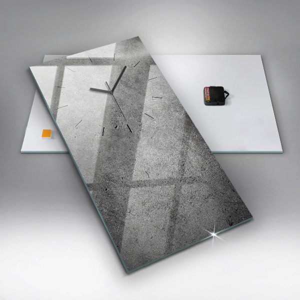 Vertical wall clock Industrial wall