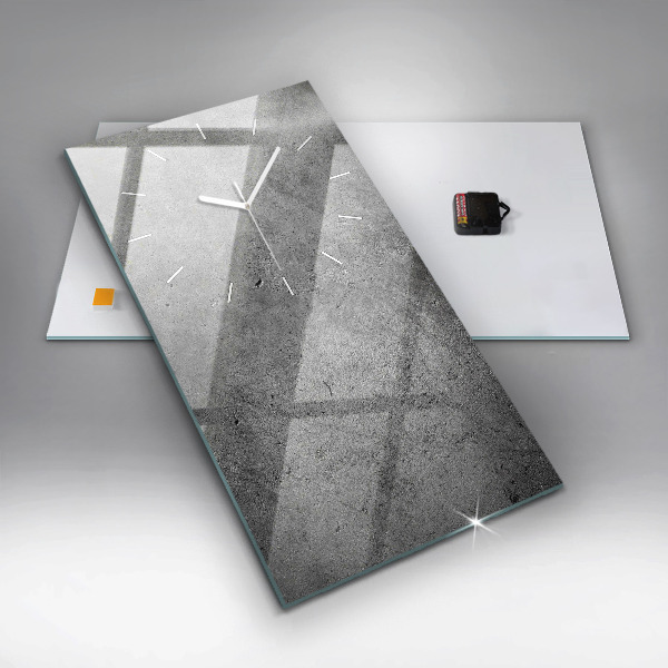 Vertical wall clock Industrial wall