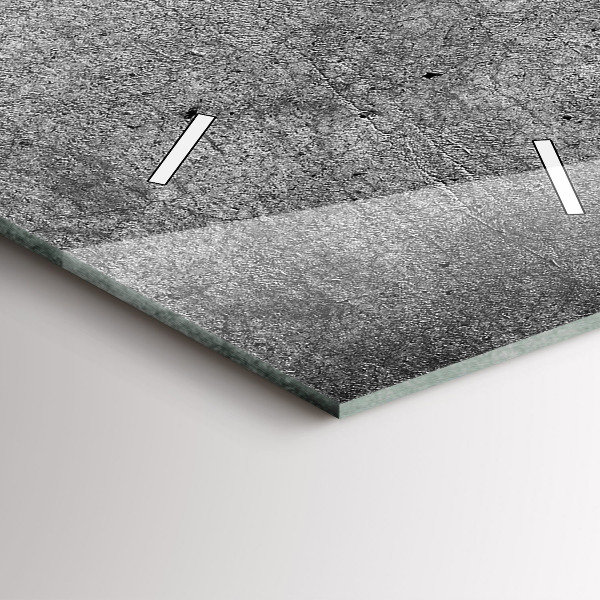 Vertical wall clock Industrial wall