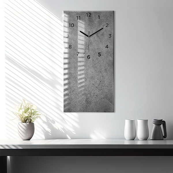 Vertical wall clock Industrial wall