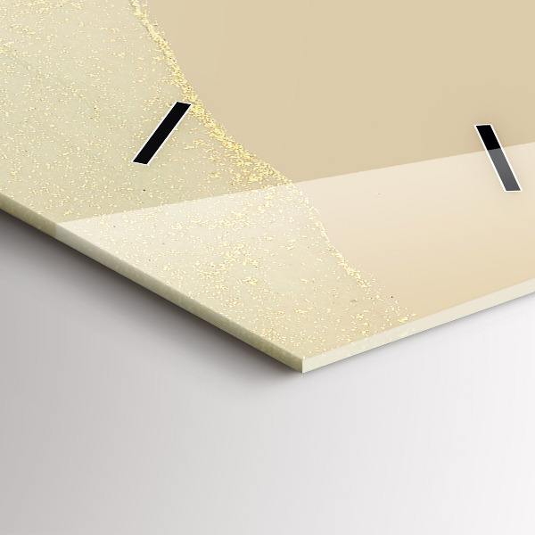 Vertical wall clock Abstraction of colors