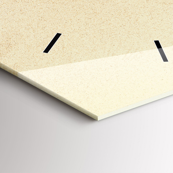 Vertical wall clock Golden abstraction