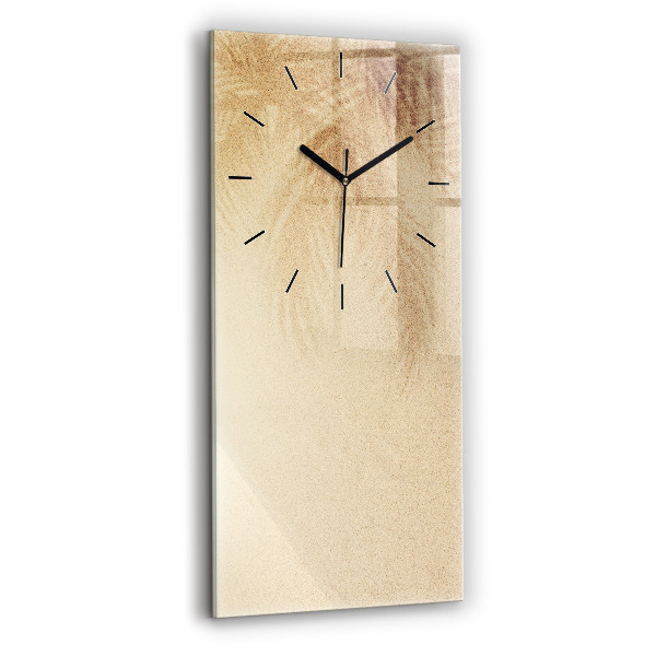 Vertical wall clock Golden abstraction