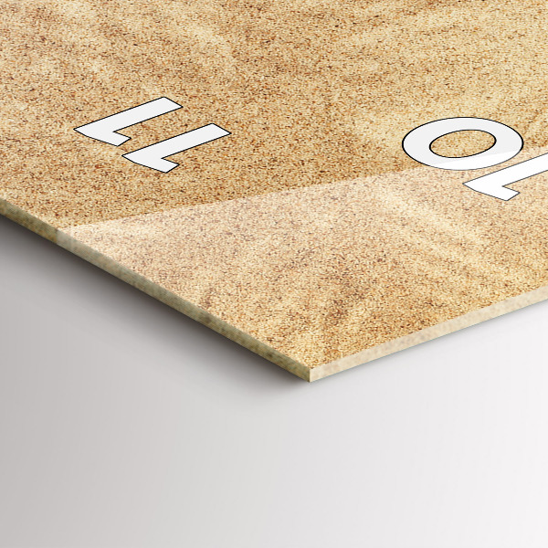 Vertical wall clock Golden abstraction