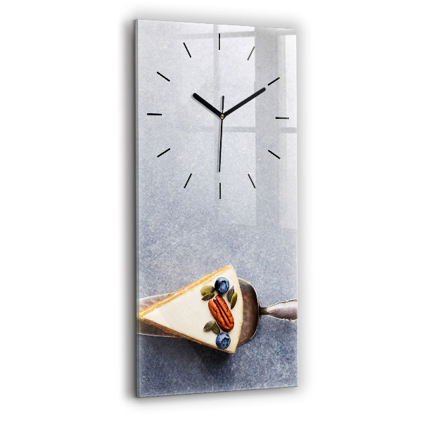 Vertical wall clock A piece of cake