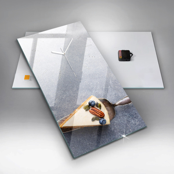 Vertical wall clock A piece of cake