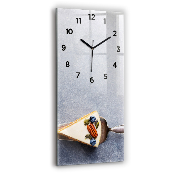 Vertical wall clock A piece of cake
