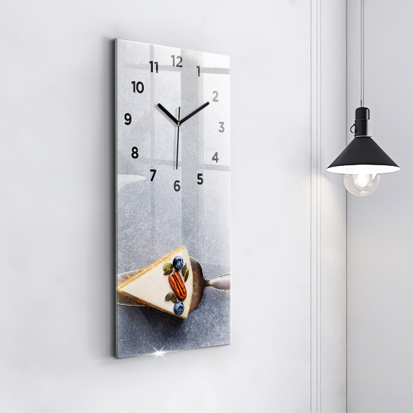 Vertical wall clock A piece of cake