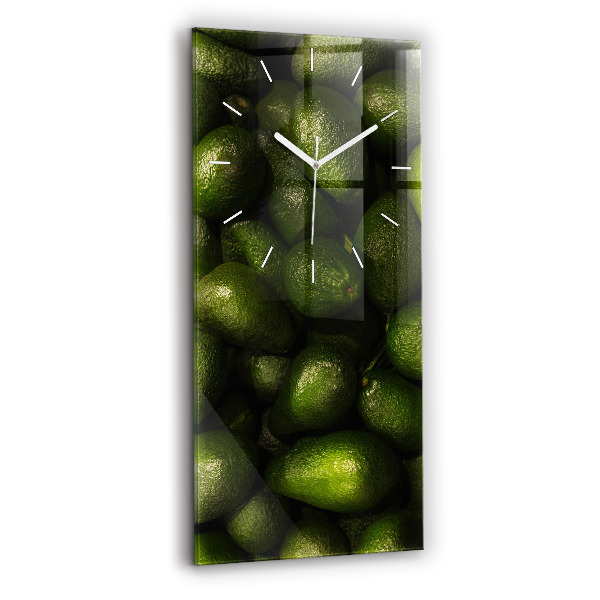 Vertical wall clock Avocado