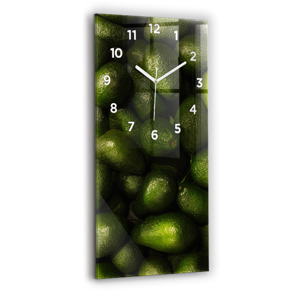 Vertical wall clock Avocado