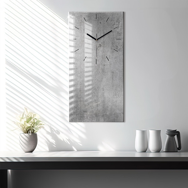 Vertical wall clock Raw wall