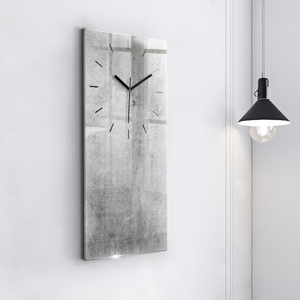 Vertical wall clock Raw wall