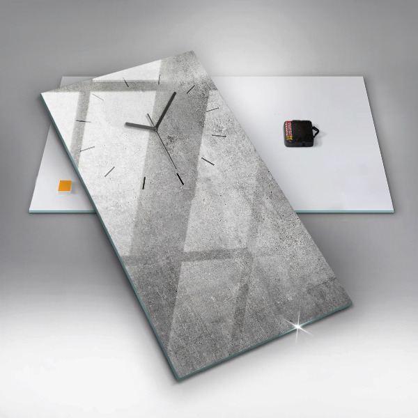 Vertical wall clock Raw wall