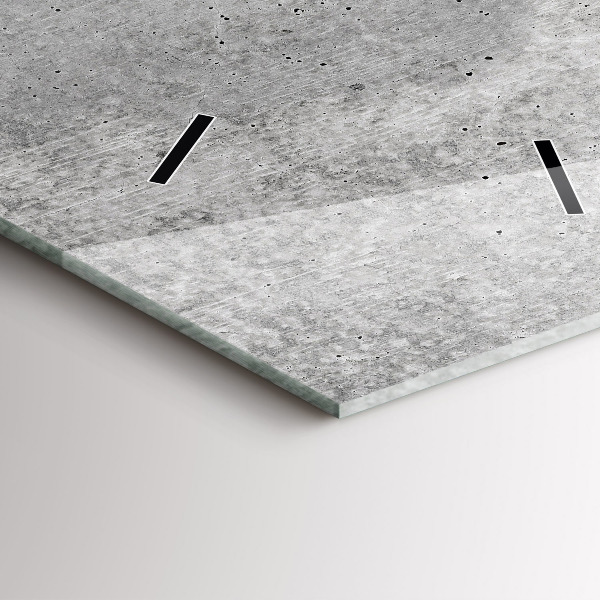 Vertical wall clock Raw wall