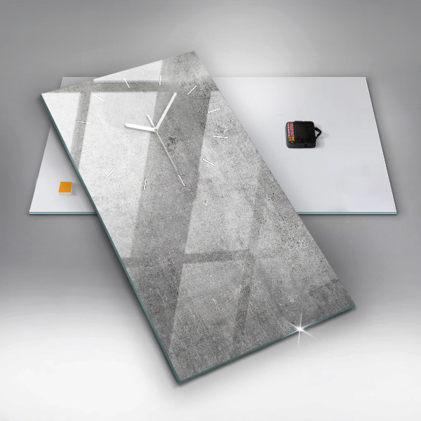 Vertical wall clock Raw wall