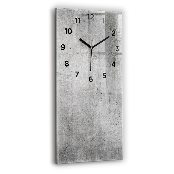 Vertical wall clock Raw wall