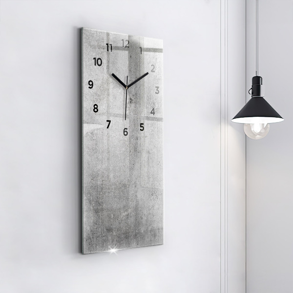 Vertical wall clock Raw wall