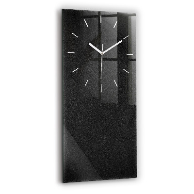 Vertical wall clock Dark rock