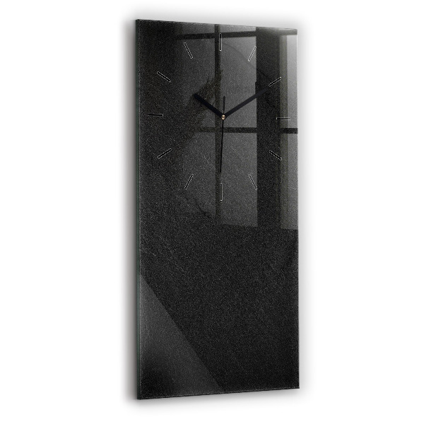 Vertical wall clock Dark rock